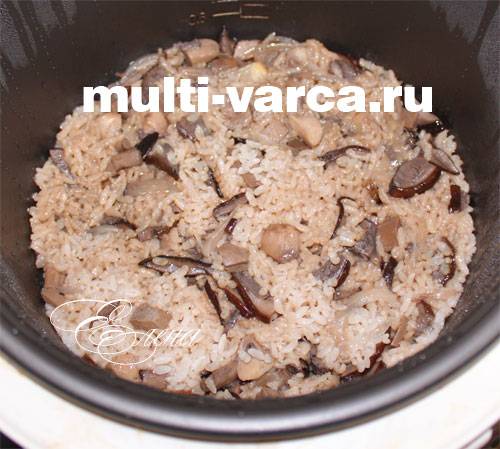 Ризотто с грибами