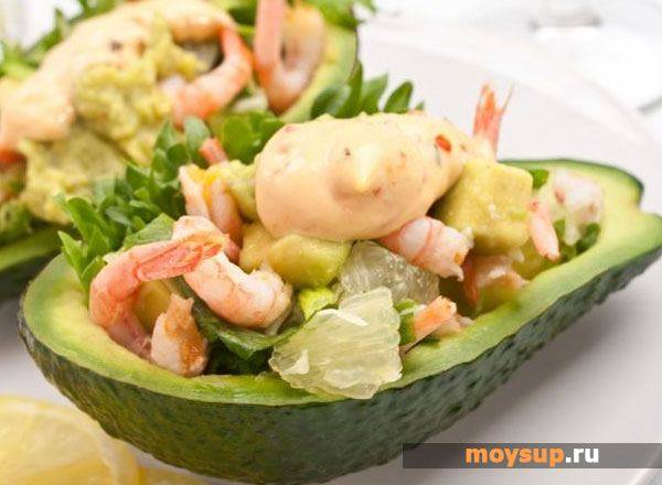 Вкуснейшие салаты с креветками и ананасом