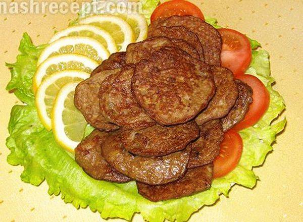 Печеночные оладьи