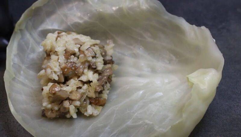Голубцы с мясом и рисом