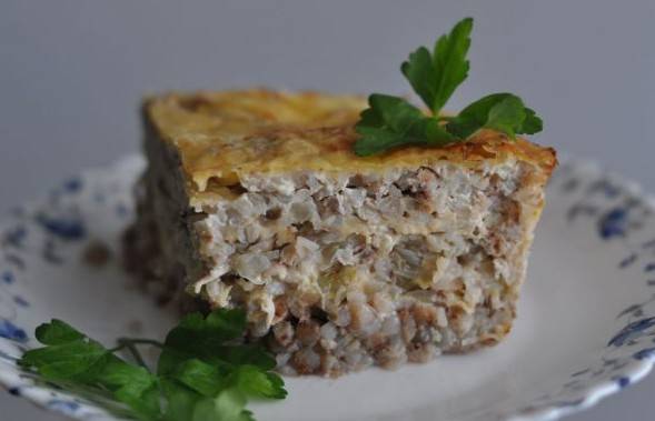 Запеканка из пшенной каши