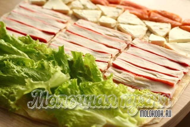 Лаваш с семгой: рецепт закуски, которой всегда хочется еще