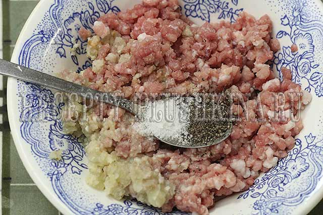 Стожки из фарша
