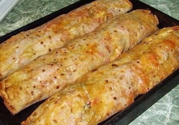 Рулеты из лаваша