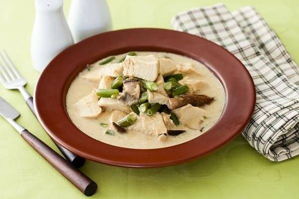 Фрикасе из курицы с шампиньонами по классическому рецепту