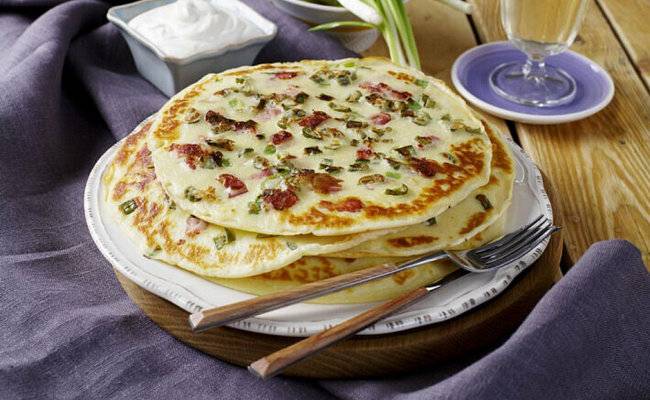 Блины с припеком. простые пошаговые рецепты вкусных блинов. 9 вариантов