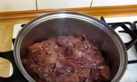 Печень с луком