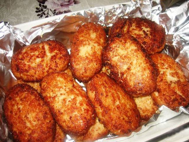 Котлеты куриные с грибами