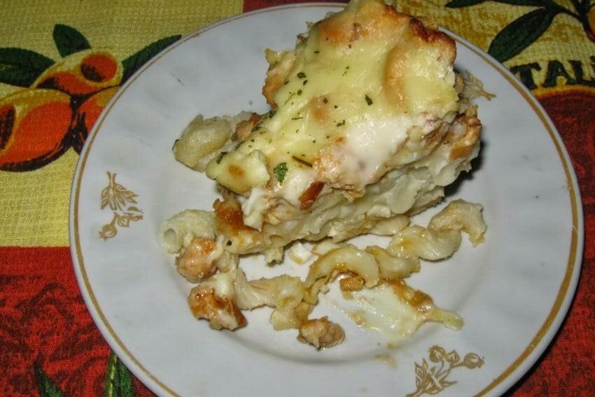 Запеканка из макарон