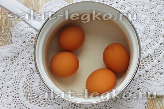 Салат ночь с курицей