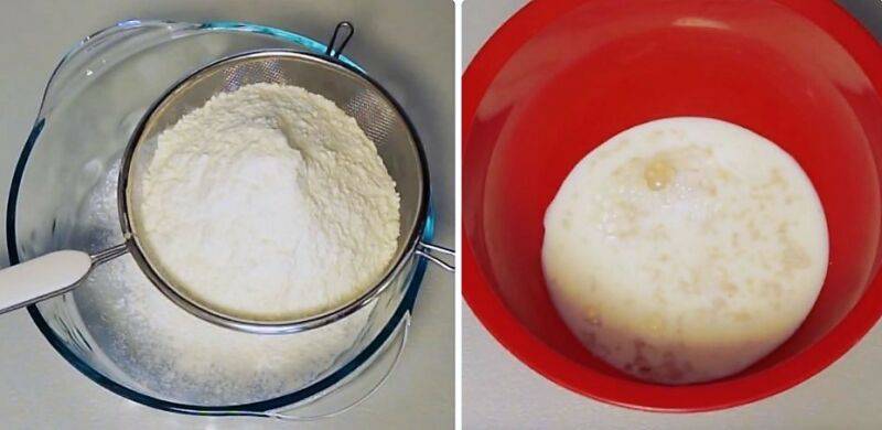 Лепешки на молоке