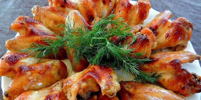 Куриные крылышки
