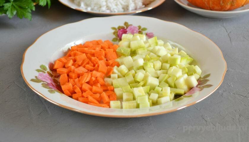 Каша из тыквы с рисом пошаговый рецепт с фотографиями