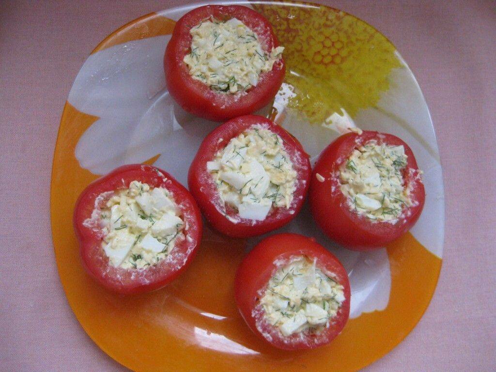 Фаршированные помидоры в духовке с мясным фаршем