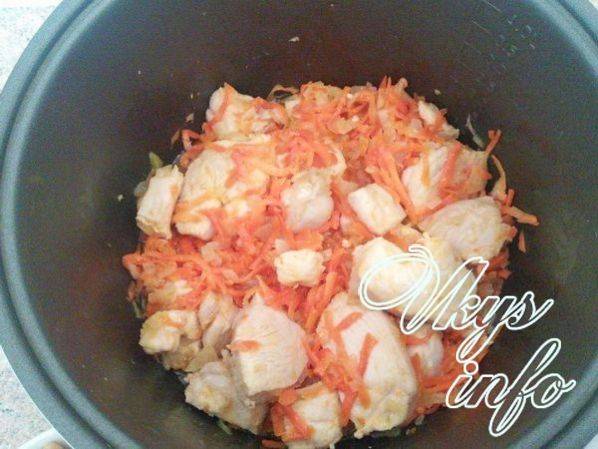 Овощное рагу с курицей