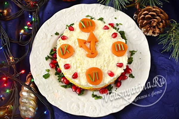 Салаты рыбой горячего копчения: пошаговые фото-рецепты