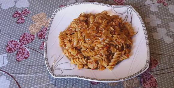 Макароны по-флотски