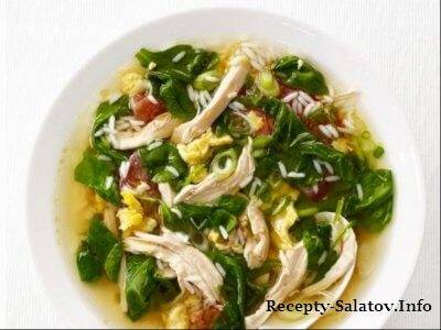Домашняя лапша с курицей