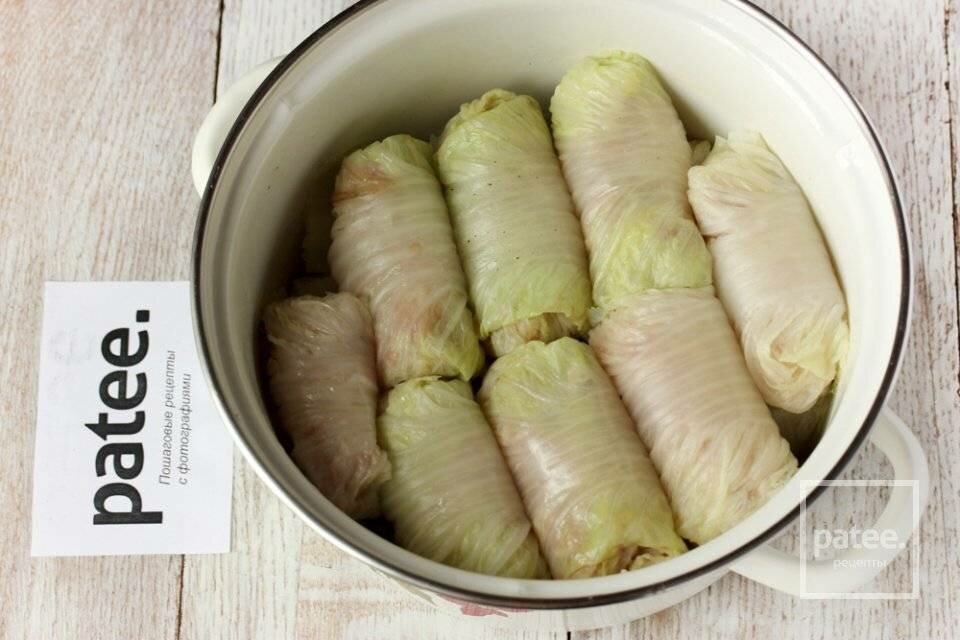 Голубцы из свежей капусты и куриного фарша