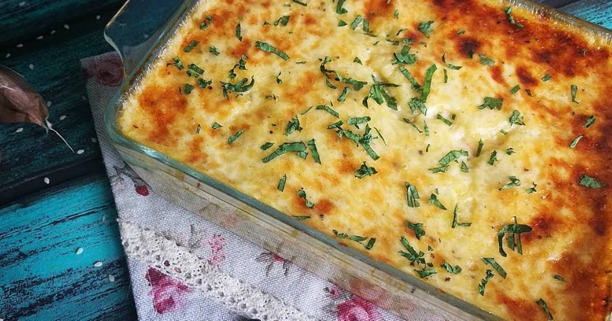 Запеканка с кабачком и фаршем