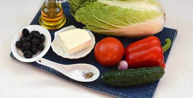 Салаты с маслом растительным