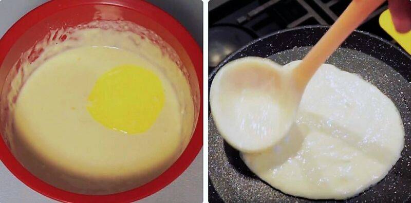 Лепешки на молоке