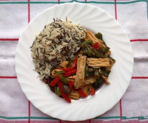 Салат из спаржи по корейски