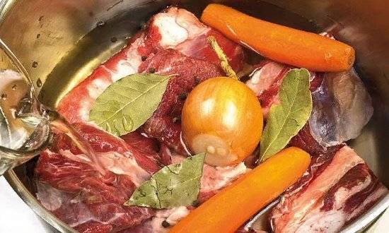 Борщ с мясом