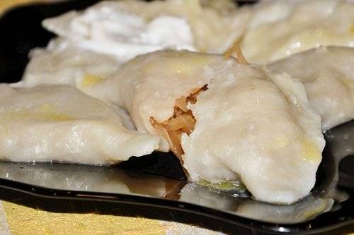 Вареники с квашеной капустой
