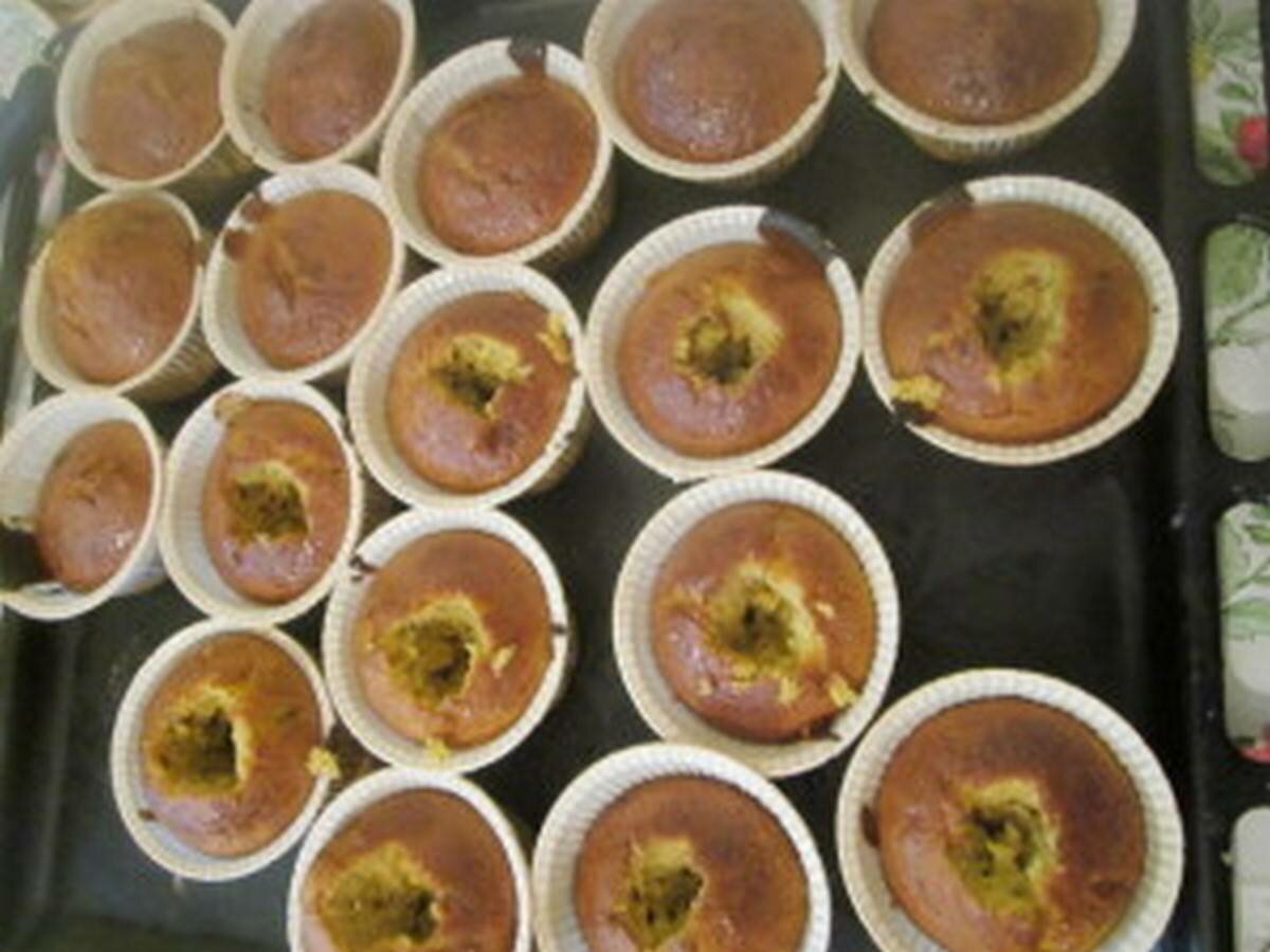 Тыквенный кекс с апельсиновой помадкой