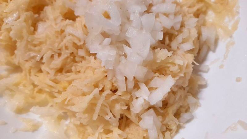 Картофельные драники с грибами