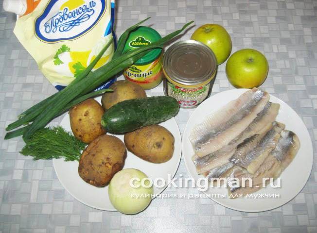 Салат “клубничка”
