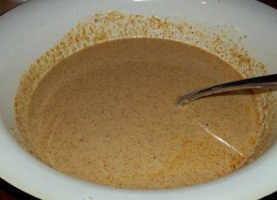 Ореховый соус для блюд из птицы, мяса, овощей