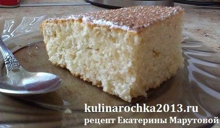 Десерт "снежок"