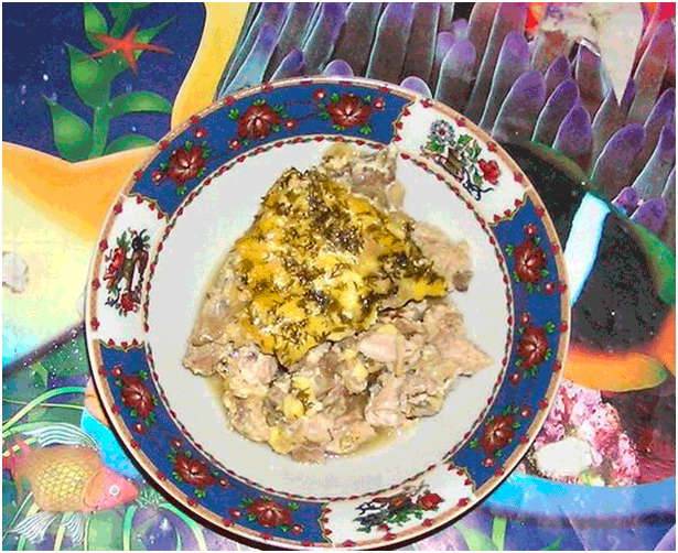 Рыба в сливочном соусе с овощами в мультиварке