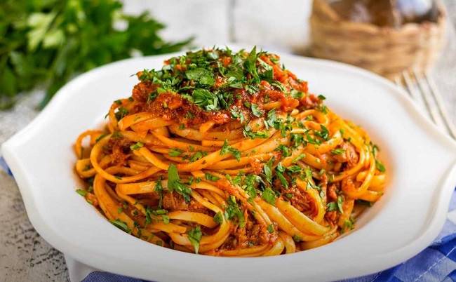 Макароны по-флотски