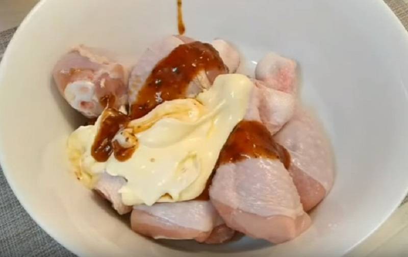 Курица с картошкой в духовке