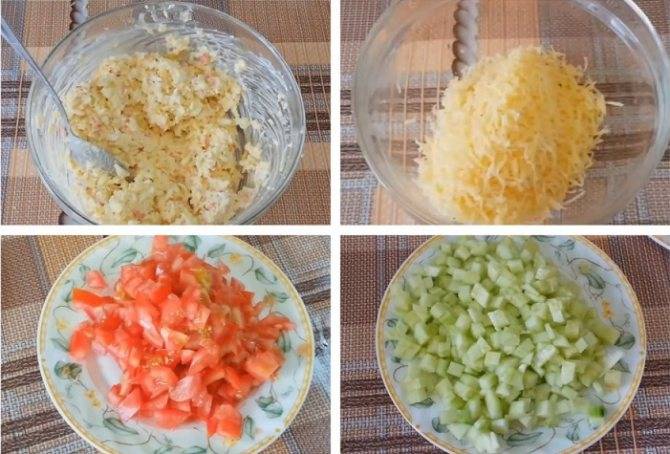 Салаты с крабовыми палочками