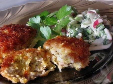 Рубленные куриные котлеты