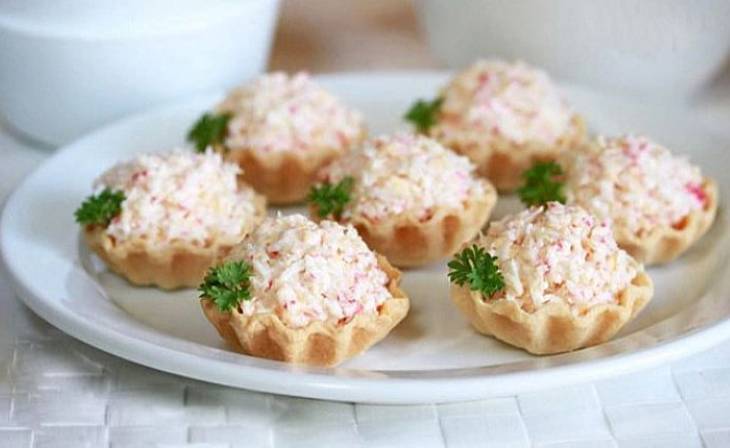 Закуски в тарталетках