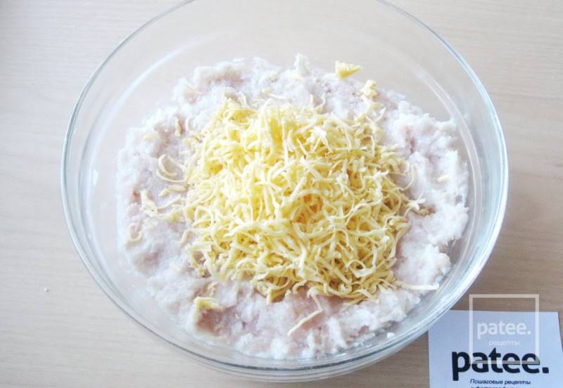 Котлеты куриные с грибами