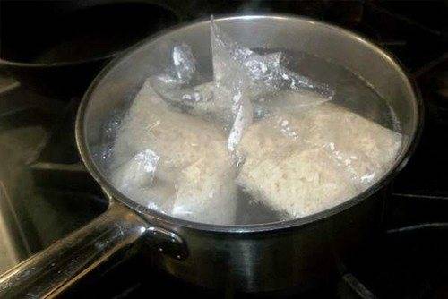 Салат из риса и яиц