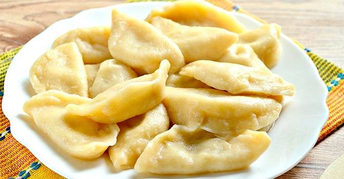 Вареники с картошкой