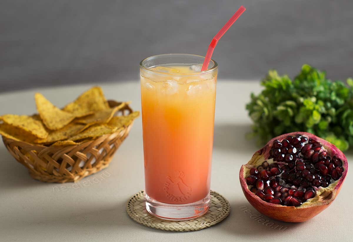 Рецепт коктейля текила-санрайз