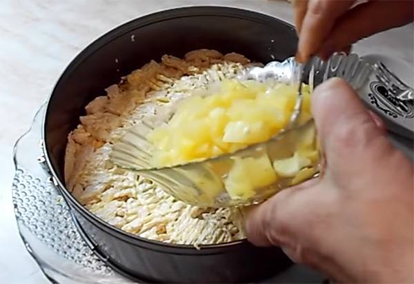 Салаты с ананасами