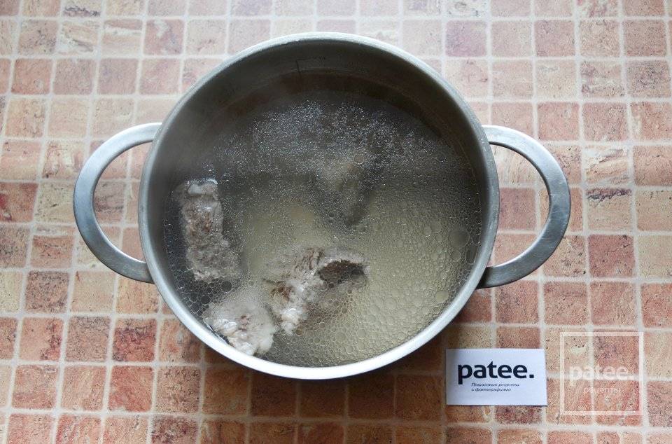Борщ с фасолью