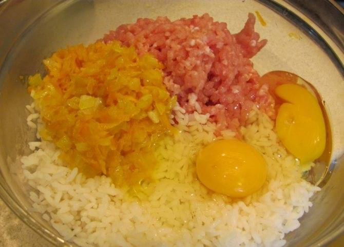 Фрикадельки с рисом рецепт