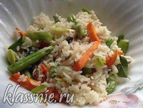 Рис с грибами