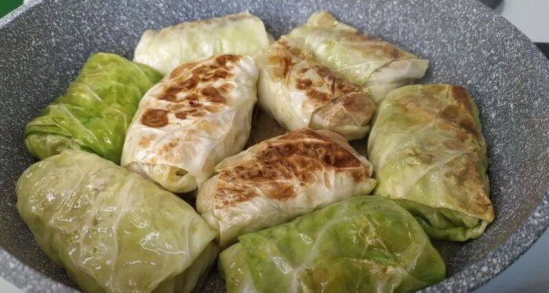 Голубцы с мясом и рисом