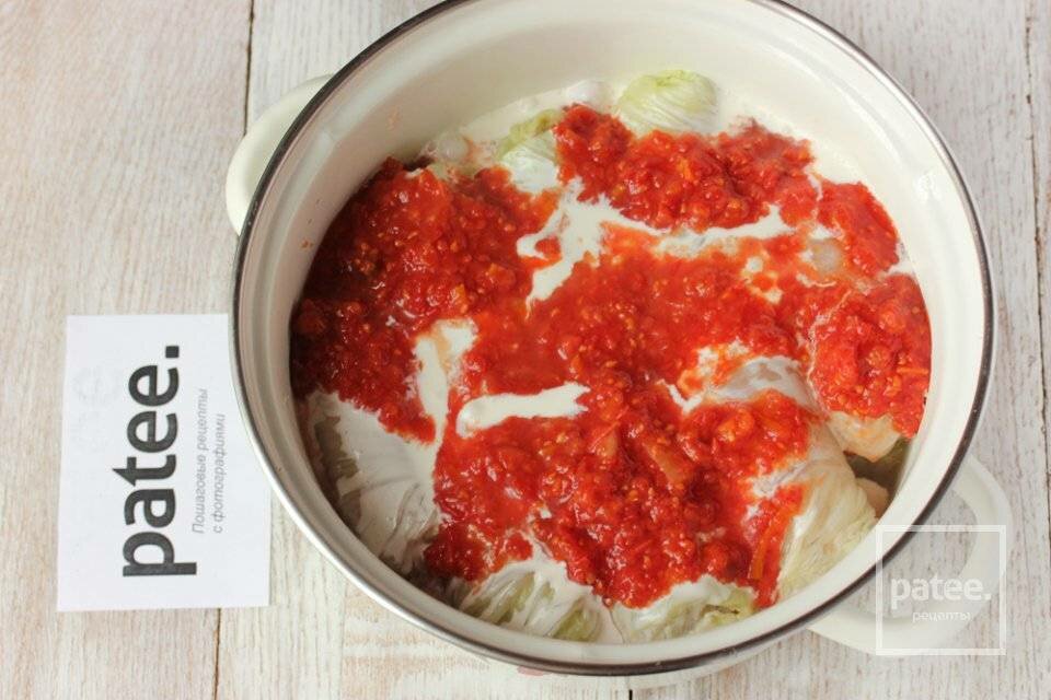 Голубцы из свежей капусты и куриного фарша